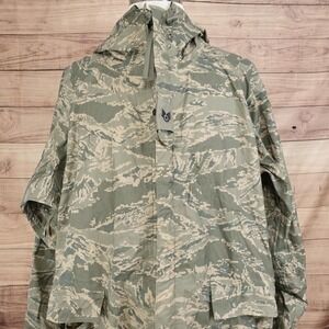 ORC Industries Parka L ABU Tiger Stripe Camo Improved Rainsuit Hooded